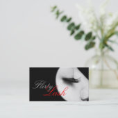 Lash-Erweiterungen, Lashes, Schönheit, Kosmetologi Visitenkarte (Stehend Vorderseite)