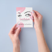 Lash-Erweiterungen Makeup Aftercare Instructions S Flyer (Gruppe)