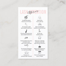 Lash Extension Aftercare