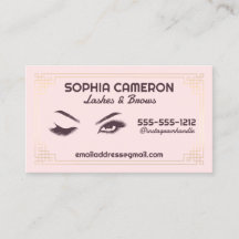 Lash Extension Brows Artist Pink und Gold