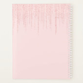 Lash Extension Brows Pink Rose Terminplaner Planer (Rückseite)