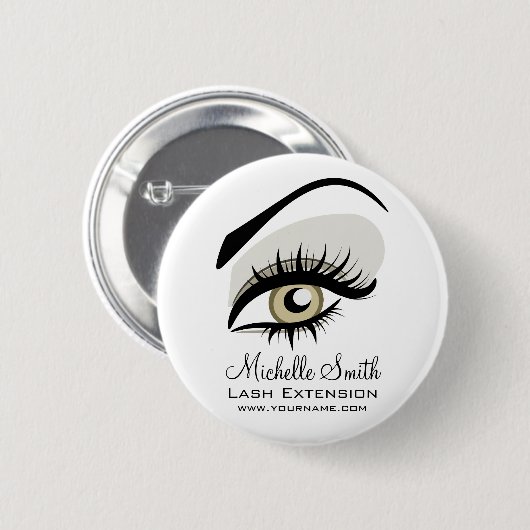 Lash Extension Company Branding Button (Vorne & Hinten)
