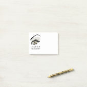 Lash Extension Company Branding Post-it Klebezettel (Auf Schreibtisch)