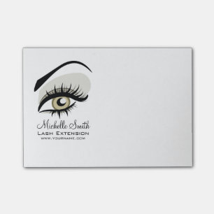Lash Extension Company Branding Post-it Klebezettel