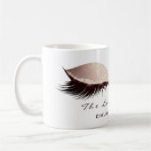 Lash Extension Eye Makeup Artist Studio Blush Kaffeetasse (Links)