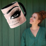Lash Extension Eye Makeup Artist Studio Rose Gold Tasse<br><div class="desc">Sip in Style: Die Rose Gold-Tasse, die jeden Makeup-Künstlertraum ist! 🌹 ✨ Einführung der "Lash Extension Eye Makeup Artist Studio Rose Gold Tasse" von FlorenceK - eine Tasse, die nicht nur für Ihren Morgenkaffee ist, sondern auch ein Statement für jeden Makeup-Künstler da draußen. Das ist nicht nur eine Tasse, sondern...</div>