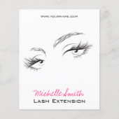 Lash Extension Flyer (Vorne)