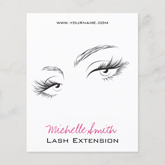 Lash Extension Flyer (Vorne)