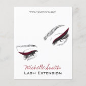 Lash Extension Flyer (Vorne)