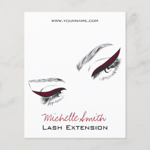 Lash Extension Flyer