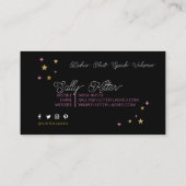 Lash Extension Lashes Beautician Beauty Make up Visitenkarte (Rückseite)