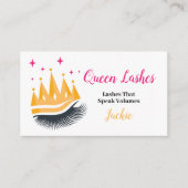 Lash Extension Lashes Beautician Beauty Make up Visitenkarte (Vorderseite)