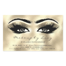Lash Extension Makeuty Beauty Golden Eye Glitzer