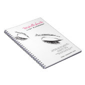 Lash Extension Notizblock (Rechte Seite)