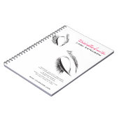 Lash Extension Notizblock (Linke Seite)