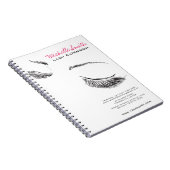 Lash Extension Notizblock (Rechte Seite)