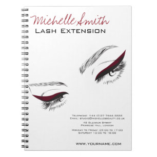 Lash Extension Notizblock