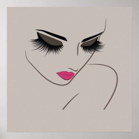 Lash Extension Poster (Vorne)