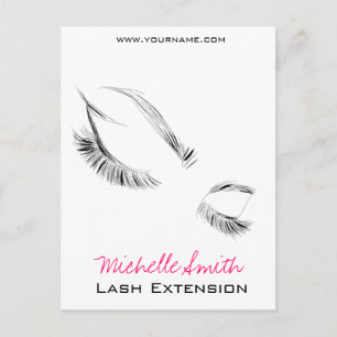 Lash Extension Postkarte