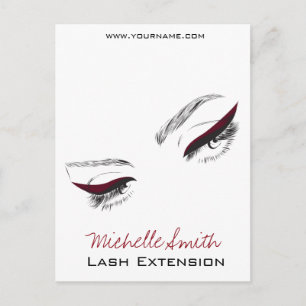 Lash Extension Postkarte