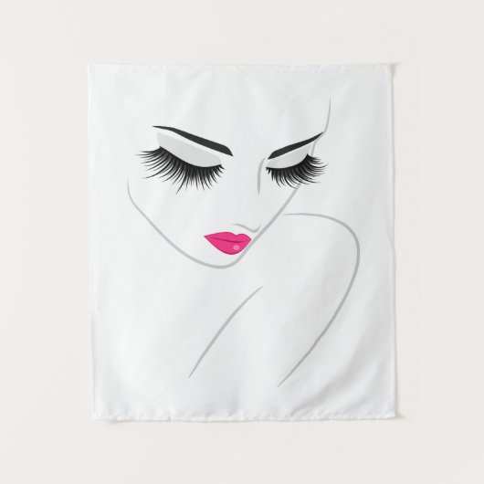 Lash Extension Wandteppich (Vorderseite)