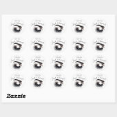 Lash Extensions Beauty Runder Aufkleber (Blatt)