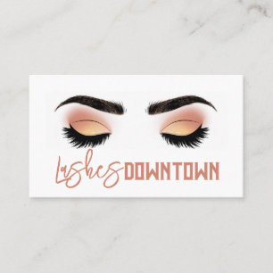 Lash Extensions Beauty Salon Business Card Visitenkarte
