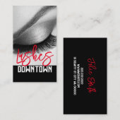 Lash Extensions Beauty Salon Business Card Visitenkarte (Vorne/Hinten)