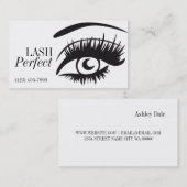 Lash Extensions Beauty Salon Visitenkarte (Vorne/Hinten)