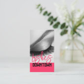 Lash Extensions Beauty Salon Visitenkarte (Stehend Vorderseite)
