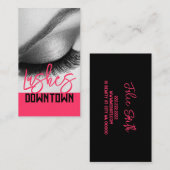 Lash Extensions Beauty Salon Visitenkarte (Vorne/Hinten)