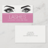 Lash Extensions Beauty Salon Visitenkarte (Vorne/Hinten)