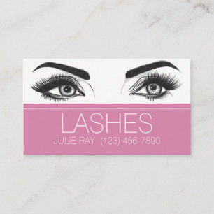 Lash Extensions Beauty Salon Visitenkarte