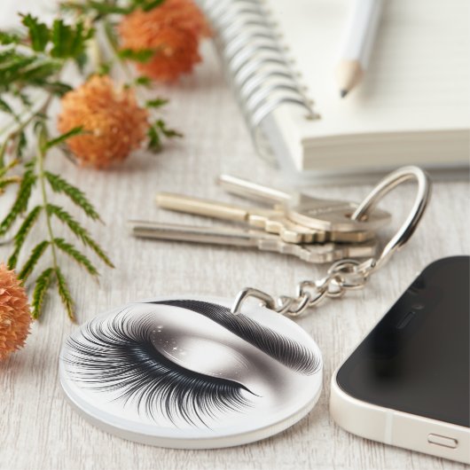 Lash Extensions Beauty Schlüsselanhänger (Vorderseite rechts)