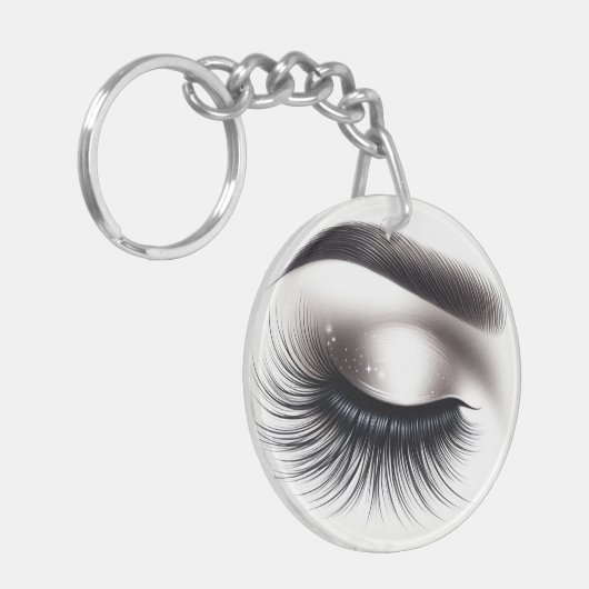 Lash Extensions Beauty Schlüsselanhänger (Vorderseite links)