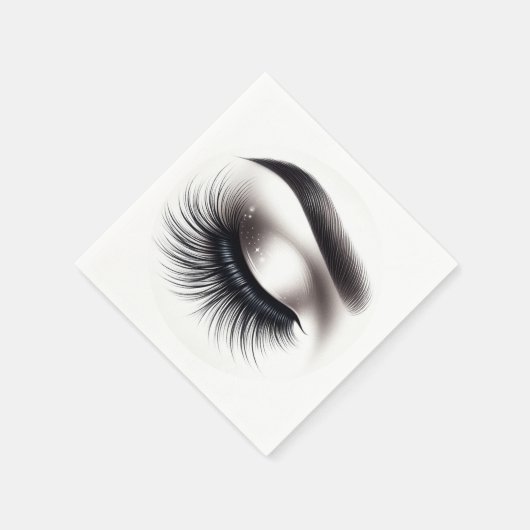 Lash Extensions Beauty Serviette (Ecke)
