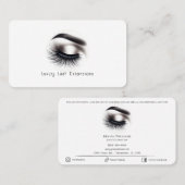 Lash Extensions Beauty Visitenkarte (Vorne/Hinten)