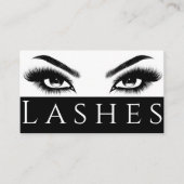 Lash Extensions Brows & Lashes Salon Visitenkarte (Vorderseite)