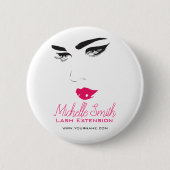 Lash Extensions Lash Lashes Button (Vorderseite)