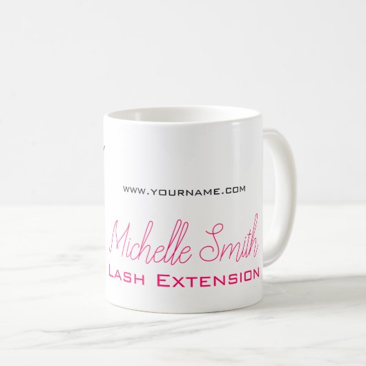 Lash Extensions Lash Lashes Kaffeetasse (VorderseiteRechts)