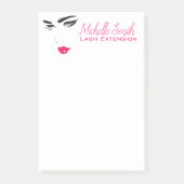 Lash Extensions Lash Lashes Post-it Klebezettel (Vorderseite)