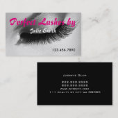 Lash Extensions Lashes Schönheitssalon Visitenkarte (Vorne/Hinten)