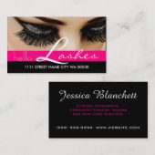 Lash Extensions Lashes Schönheitssalon Visitenkarte (Vorne/Hinten)