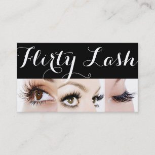 Lash Extensions Lashes Schönheitssalon Visitenkarte
