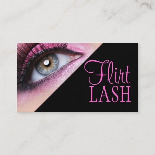 Lash Extensions Lashes Schönheitssalon Visitenkarte (Vorderseite)