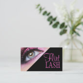 Lash Extensions Lashes Schönheitssalon Visitenkarte (Stehend Vorderseite)