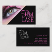 Lash Extensions Lashes Schönheitssalon Visitenkarte (Vorne/Hinten)