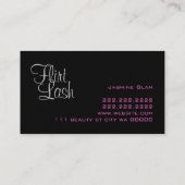 Lash Extensions Lashes Schönheitssalon Visitenkarte (Rückseite)