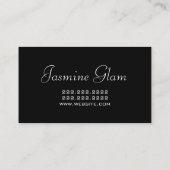 Lash Extensions Lashes Schönheitssalon Visitenkarte (Rückseite)