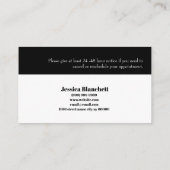 Lash Extensions Salon Appointment Card Terminkarte (Rückseite)